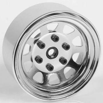 RC4WD Stamped Steel 1.7" Beadlock Wagon Wheels (Chrome) (Z-W0271)