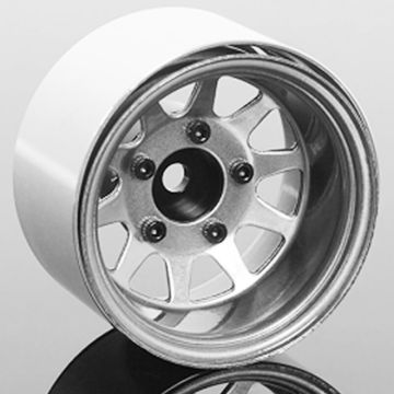 RC4WD Deep Dish Wagon 1.55" Stamped Steel Beadlock Wheels (Chrome) (Z-W0286)