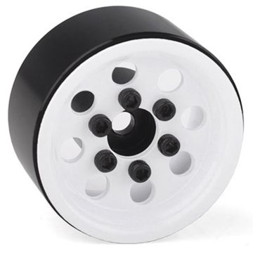 RC4WD Stamped Steel 1.0" Pro8 Beadlock Wheels (White) (Z-W0357)