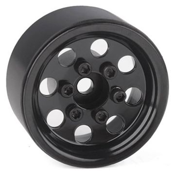 RC4WD Stamped Steel 1.0" Pro8 Beadlock Wheels (Black) (Z-W0358)