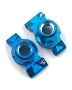 Yeah Racing Aluminium 3 Deg Rear Hub Set Tamiya TT-01/ TT-01E Blue (TATT-040BU)