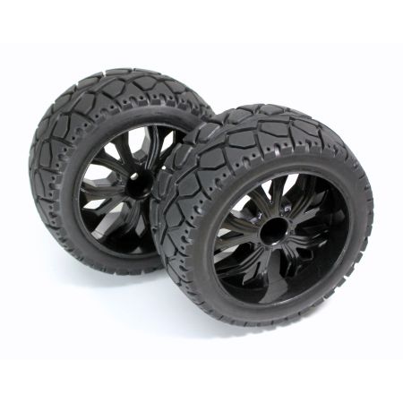 Absima Wheel Set Buggy / Truggy"Street" black 1:10 (2)