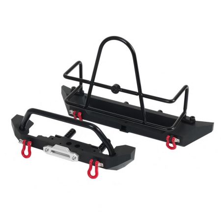 Absima 1:10 Metal Bumper F/R With Tire Rack  (AB2320121)