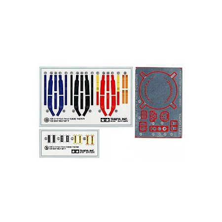1/20 Tamiya F1 Seat Belt Set F 1990s 1/20 Tamiya F1 Seat Belt Set F 1990s