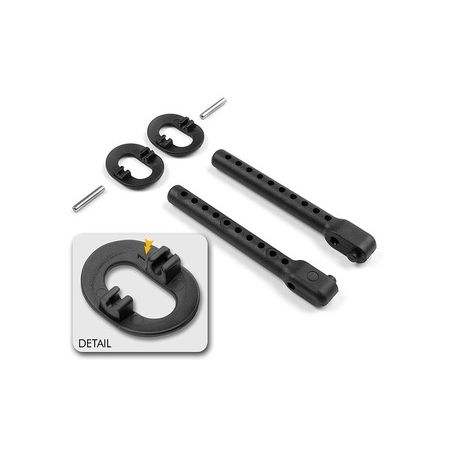 Xray Rear Body Mount Set +1mm Height (XR301333)