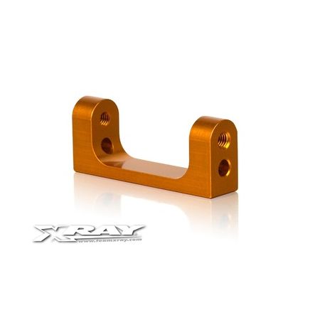 Xray T3 Alu Lower Rear Suspension 1-Piece Holder - Orange (XR302048-O)