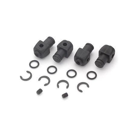 Xray Upper Susp. Holder + C-Clips + O-Ring ( Set ) (XR302060)