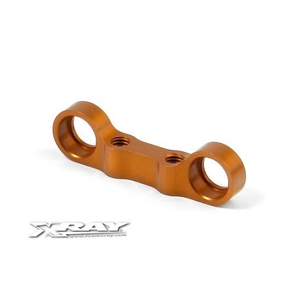 Xray Alu Steering Plate For Dual Servo Saver - Orange (XR302545-O)
