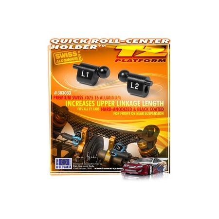 Xray Alu Quick Roll-Center Holderâ„¢ 4.9mm - L1 + L2 (XR303033)