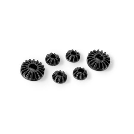 Xray Graphite Gear Diff Bevel & Satellite Gears (2+4) - Low (XR304932)