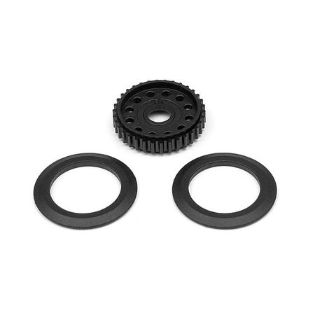 Xray Diff Pulley 34T With Covers (XR305052)