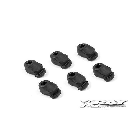 Xray Composite Chassis Weight Holder (6) (XR331280)