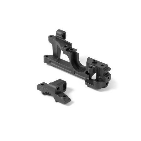 Xray Composite Lower & Upper Bulkhead Front Left For Wire Anti-Roll Bar (XR332021)