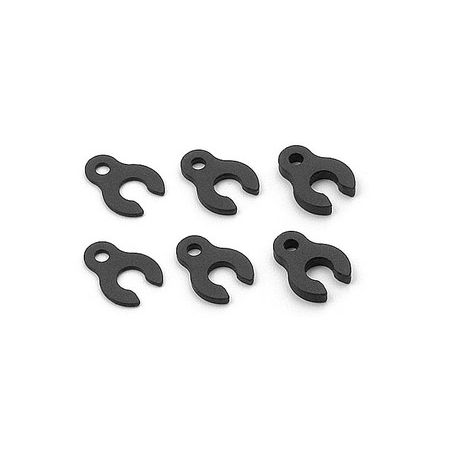Xray Composite Caster Clips (2) (XR332380)