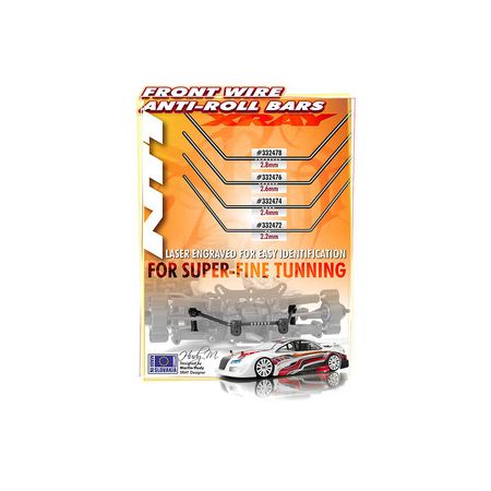 Xray Anti-Roll Bar Front 2.4 mm (XR332474)