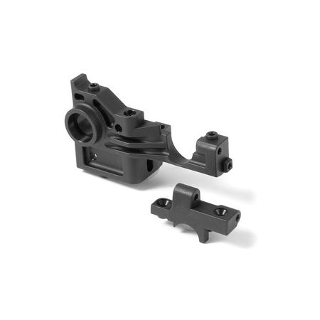 Xray Composite Lower & Upper Bulkhead Rear Left - Extra Roll Center (XR333021)