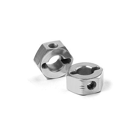 Xray Alu Wheel Hub 12mm - Offset "+0.75mm" - Black (2) (XR335252)