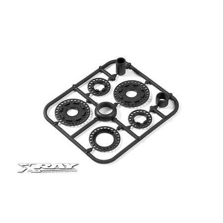 Xray Composite Belt Pulley Cover Set (XR345800)