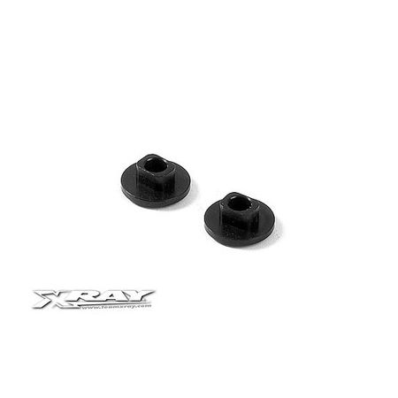 Xray Alu Radio Plate Tweak Bushing Hard Coated (2) (XR346181)