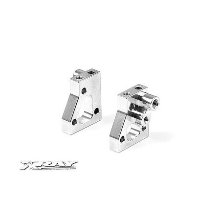 Xray Alu Radio Plate Mounts (L+R) - Swiss 7075 T6 (XR346231)