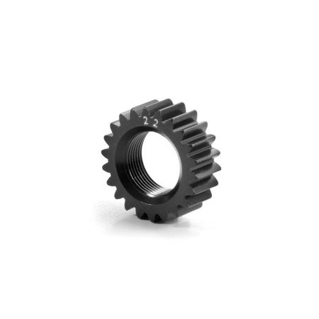 Xray XCA Alu Pinion Gear 22T (2Nd) - 7075 T6 - Hard Coated - Large (XR348422)