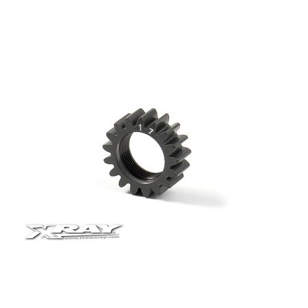 Xray XCA Alu 7075 T6 Hard Coated Pinion Gear - 17T (1St) (XR348517)