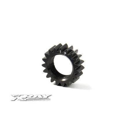 Xray XCA Alu 7075 T6 Hard Coated Pinion Gear - 19T (2Nd) (XR348519)