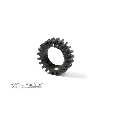 Xray XCA Alu 7075 T6 Hard Coated Pinion Gear - 21T (2Nd) (XR348521)