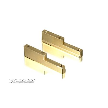 Xray Brass Engine Mounts (L+R) - 75G (XR348714)