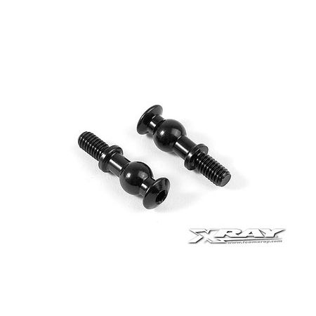 Xray XB808 Ball Stud 6.8mm With Backstop L=8mm - M4 (2) (XR352654)