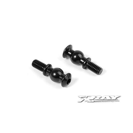Xray Ball Stud 6.8mm With Backstop L=6mm - M4 (2) (XR352655)