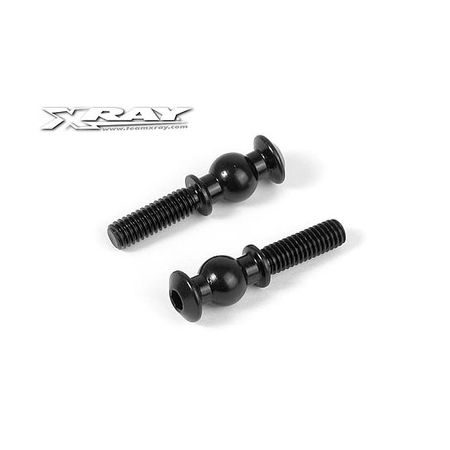 Xray Ball Stud 6.8mm With Backstop L=13mm - M4 (2) (XR352656)