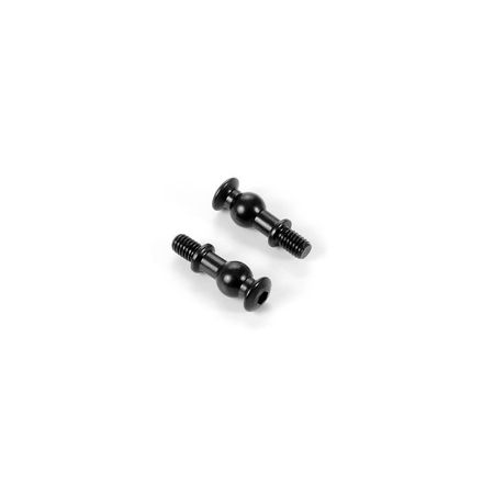 Xray Ball Stud 6.8mm With Backstop L=8mm - M4X6 (2) (XR352657)