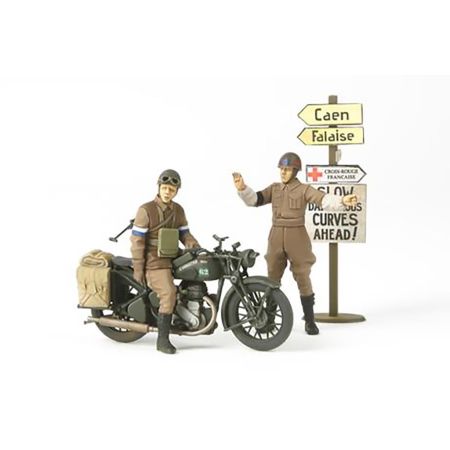 1/35 Tamiya BSA M20 Motorcycle w Military Police (THC35316)