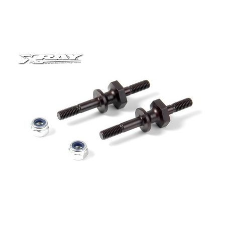 Xray Steel Screw Shock Pivot Ball With Hex (2) (XR358047)