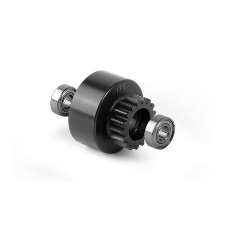 Xray Clutch Bell 17T With Oversized 5X12X4mm Ball-Bearings - V2 (XR358527)