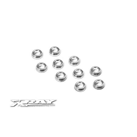 Xray Alu Conical Shim 3X6X2.0mm (10) (XR362280)