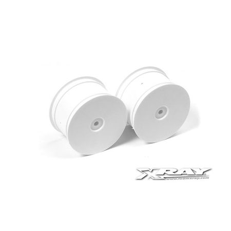 Xray 4wd Rear Wheel Aerodisk With 14mm Hex - White (2) (XR369911)
