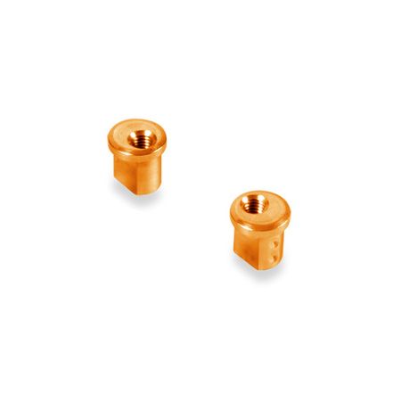 Xray Alu Eccentric Bushing 1.0mm - Orange (2) (XR372318-O)