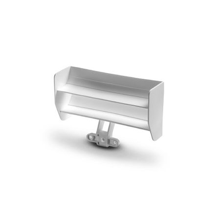 Xray X1 Composite Rear Wing - Lightweight & Wide - White (XR373514)