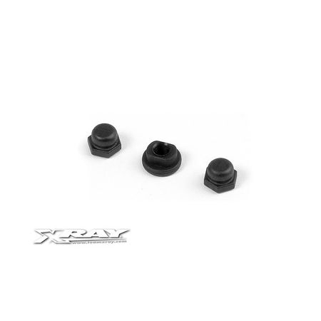 Xray Composite Spring Holder & Nut (2+1) (XR373590)