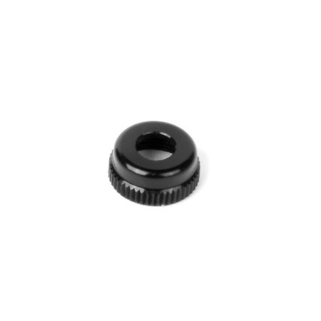 Xray Alu Shock Body Cap - Lower - Black (XR378030-K)