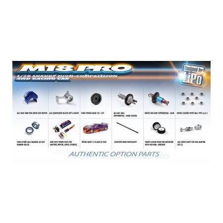 Xray Xray M18 Pro Lipo - 4wd Shaft Drive 1/18 Micro Car (XR380003)