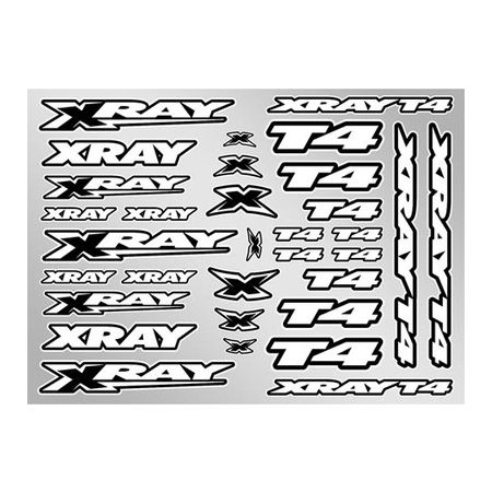 Xray Xray T4 Sticker For Body - White (XR397326)