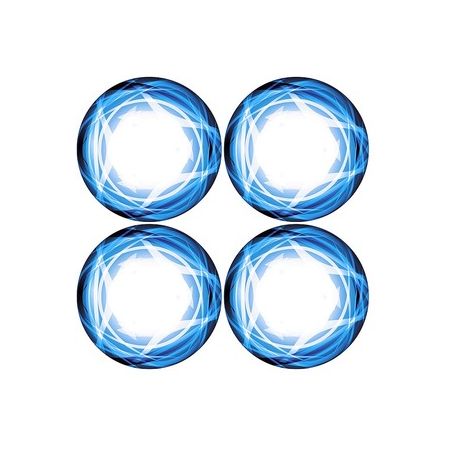 Xray Xray Truggy Wheel Stickers - Die-Cut - Blue (XR397352)