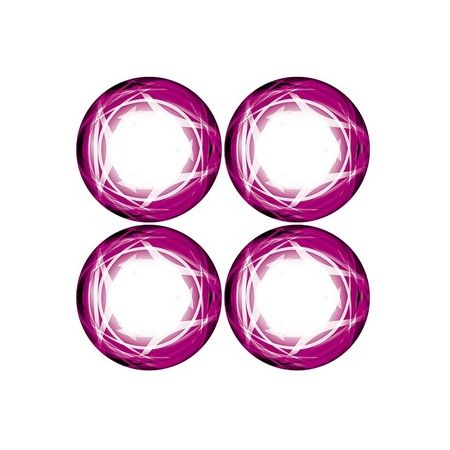 Xray Xray Truggy Wheel Stickers - Die-Cut - Pink (XR397354)