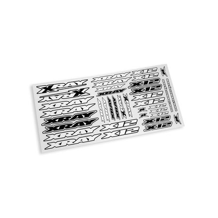 Xray Xray X12 Sticker For Body - White - V2 (XR397370)