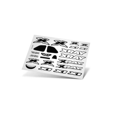 Xray Xray X1 Sticker For Body - White (XR397372)