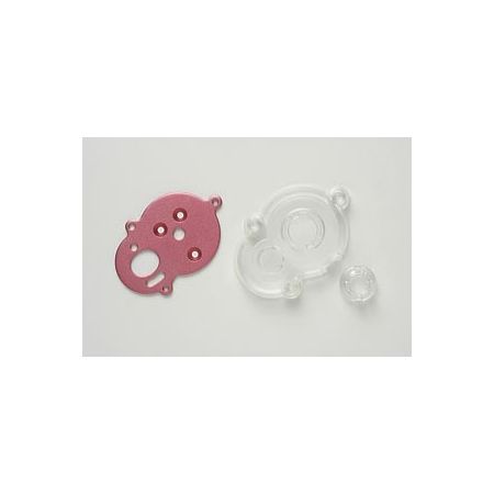 Tamiya GB-01 Alu Motor Plate Pink