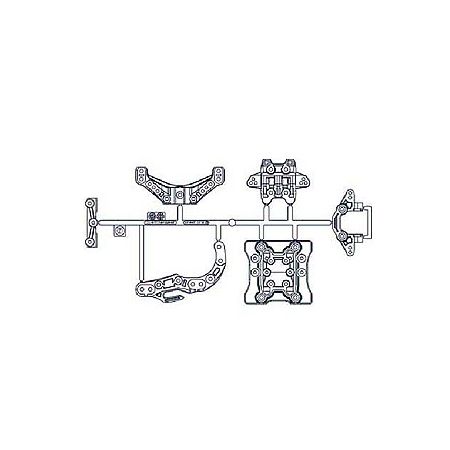 Tamiya Ff-03 M Parts (Damper Stay)